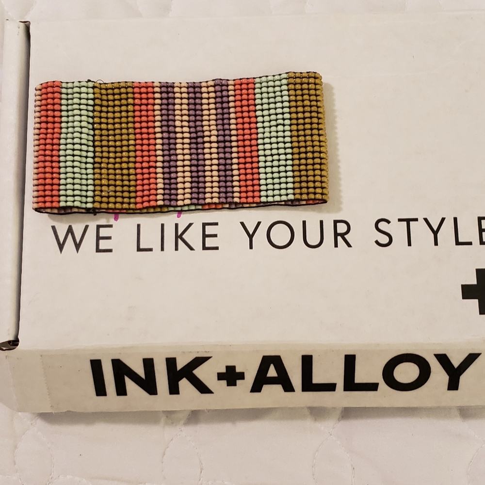 Ink + Alloy Beaded Braclet